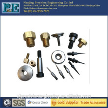 Various custom made metal screw bolt